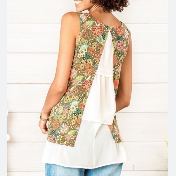 Matilda Jane Open Orchard The Adventure Begins Floral Blouse - Picture 2 of 7